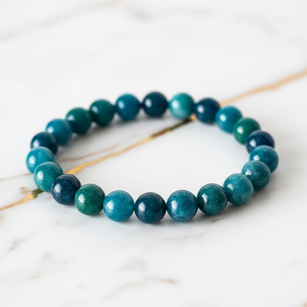 Apatit Kugelarmband – Positive Energie & Harmonie CrystalScents