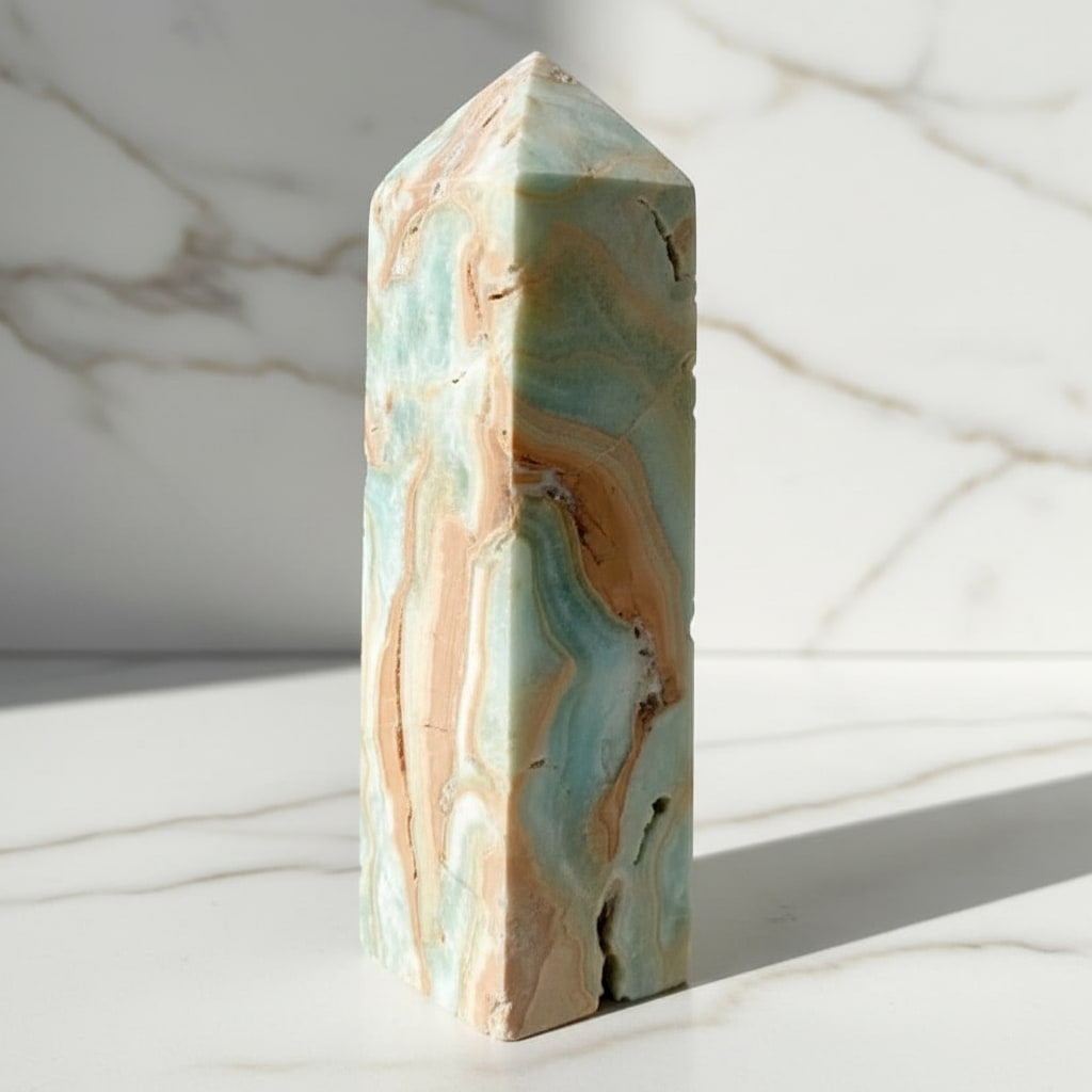 Aragonit Obelisk – innere Ruhe & Ausgleich CrystalScents