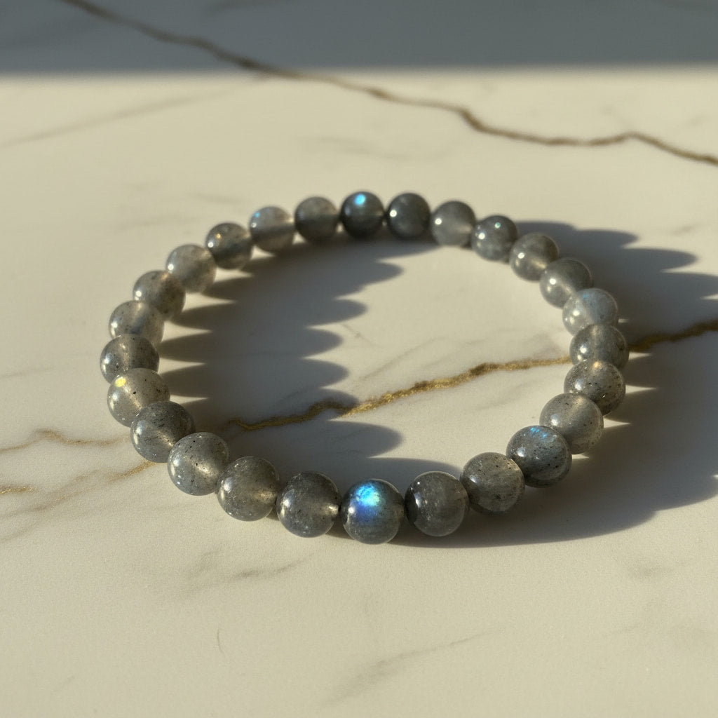 Labradorit Kugelarmband – Intuition & innere Stärke CrystalScents