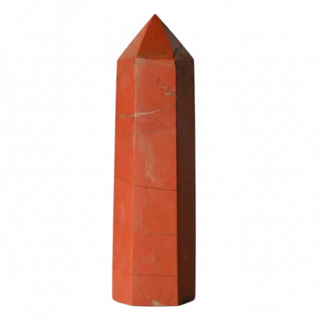 Roter Jaspis Obelisk – Rote Schattierungen CrystalScents