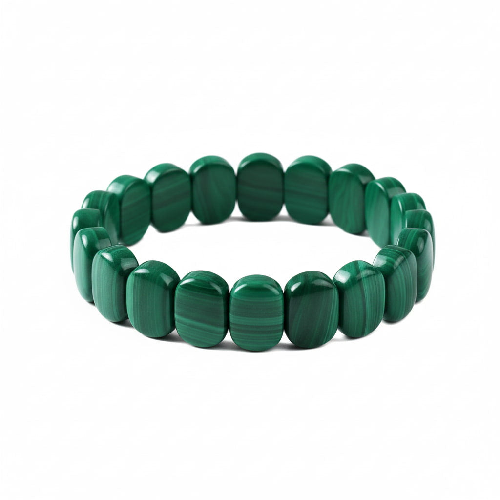 Malachit Armband - Lebendige Optik CrystalScents