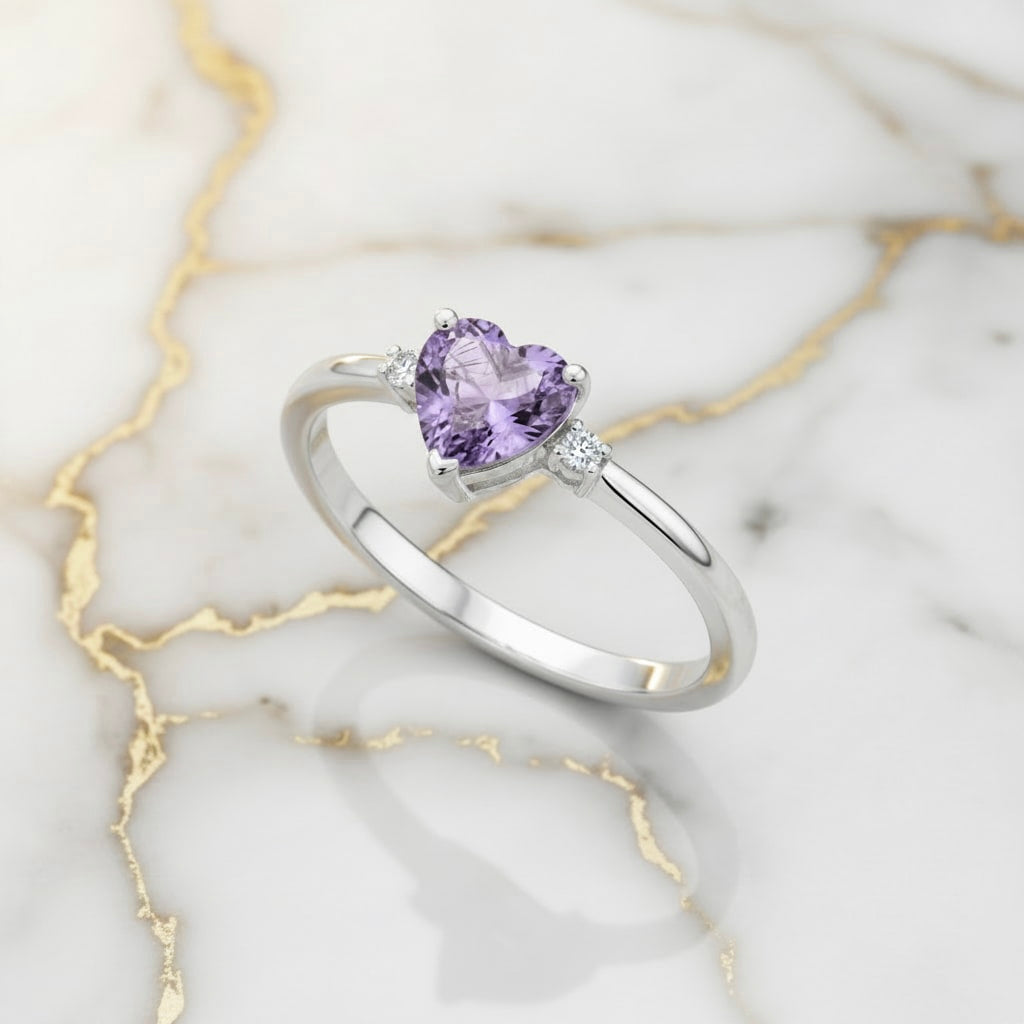 Amethyst Ring - Liebevoller Begleiter CrystalScents