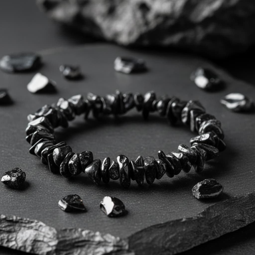 Obsidian Splitterarmband – Schutz & Balance CrystalScents