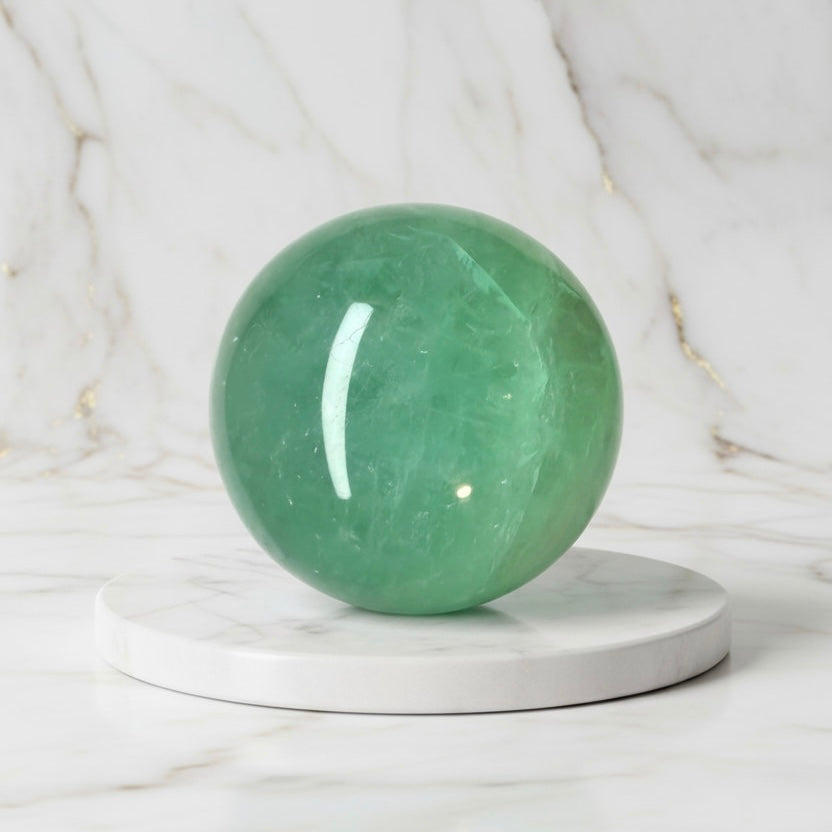 Fluorit Kugel – Leuchtendes Highlight CrystalScents