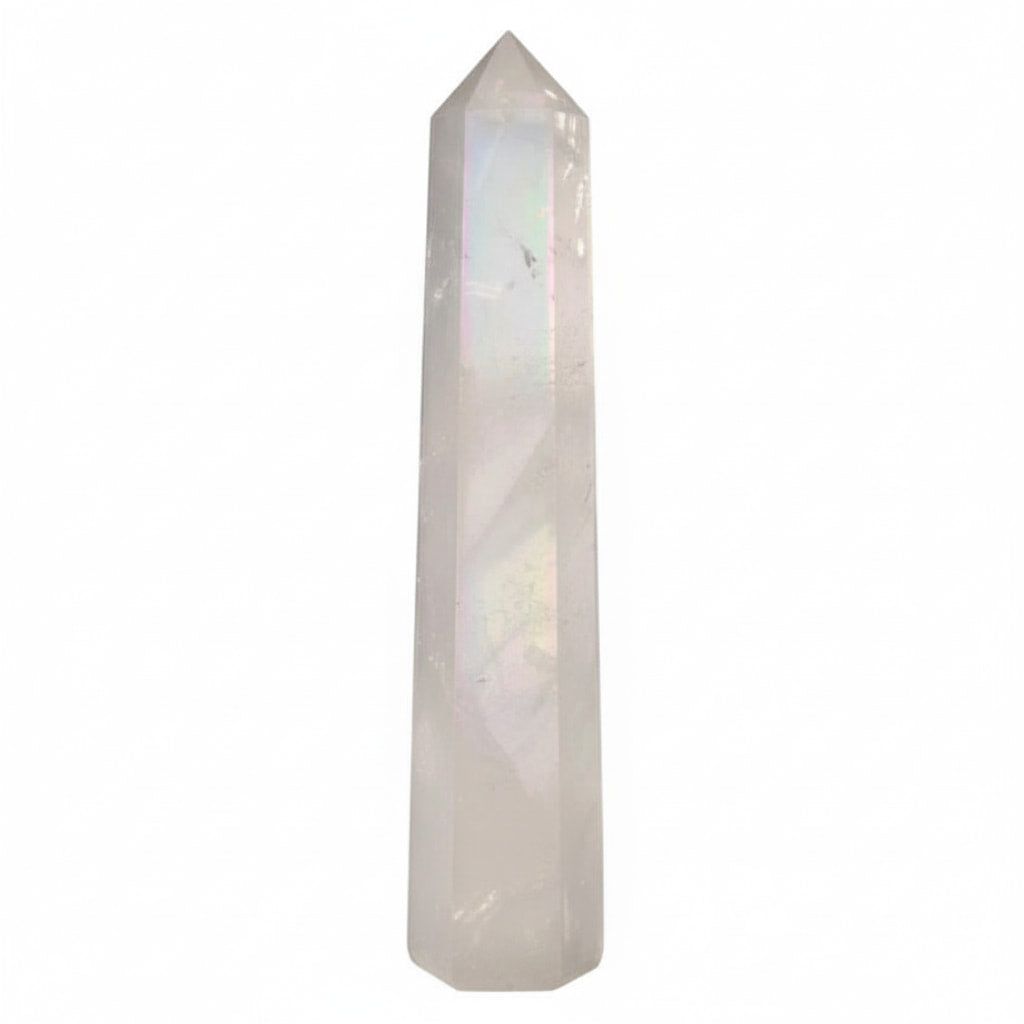 Bergkristall Obelisk – Aura beschichtet CrystalScents