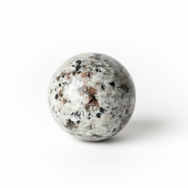 Mini Flammenstein Yooperlite Kugel – Energie & Vitalität CrystalScents