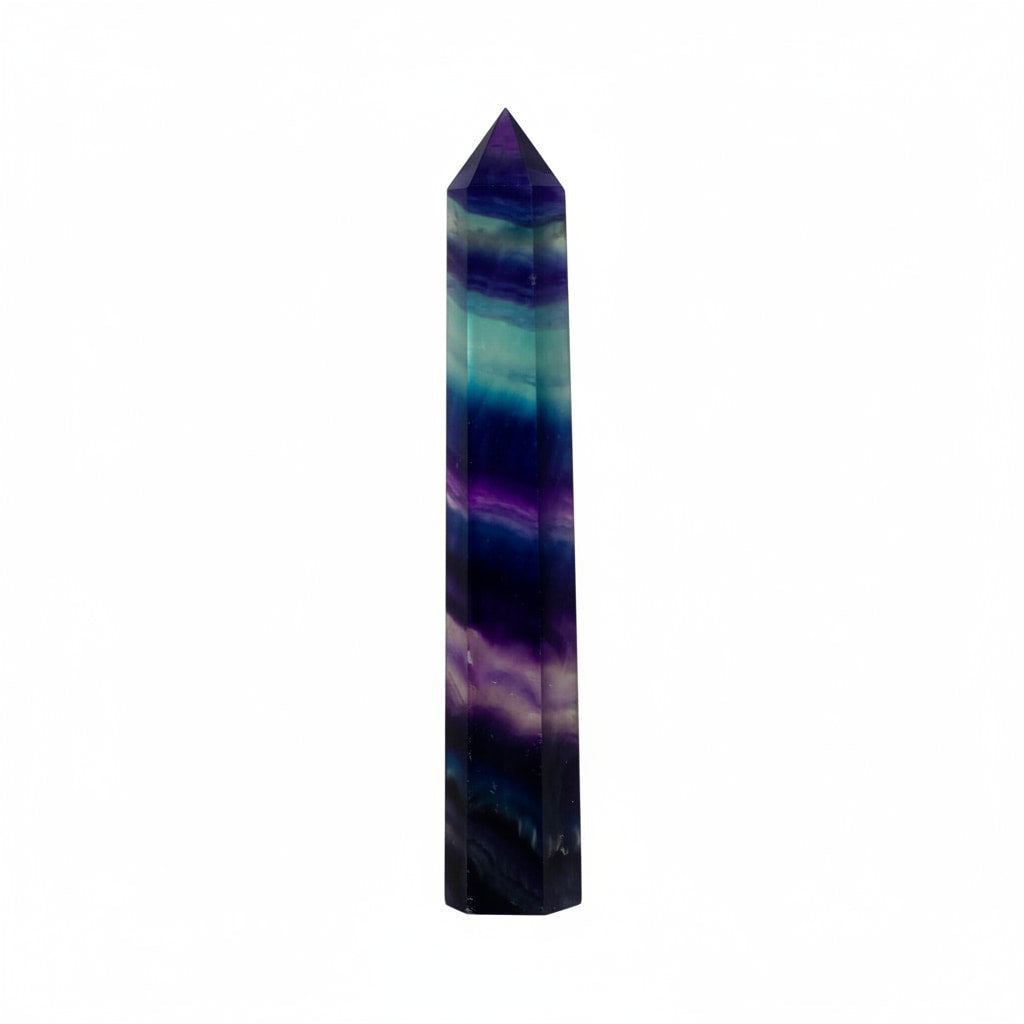 Fluorit Obelisk – Harmonische Farbmischung CrystalScents