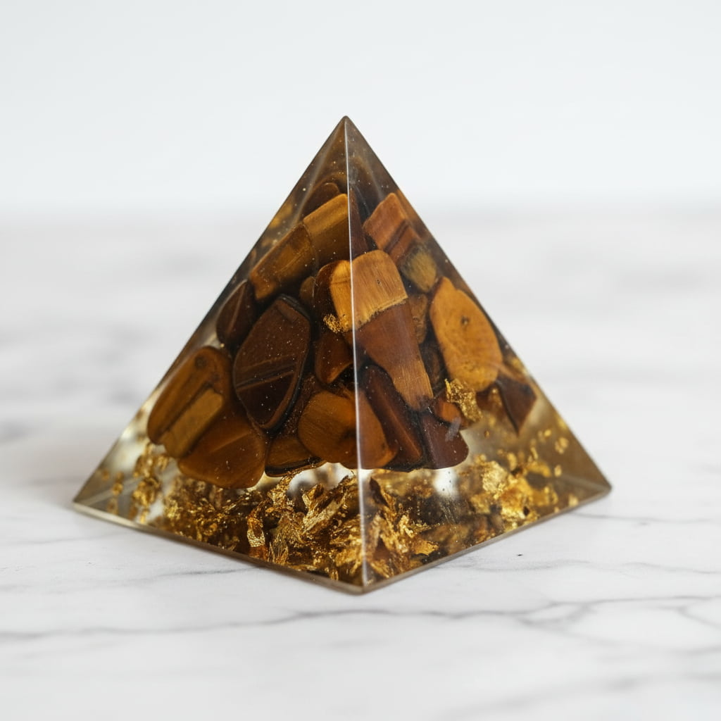 Tigerauge Pyramide – Erdende Energie fürs Zuhause CrystalScents