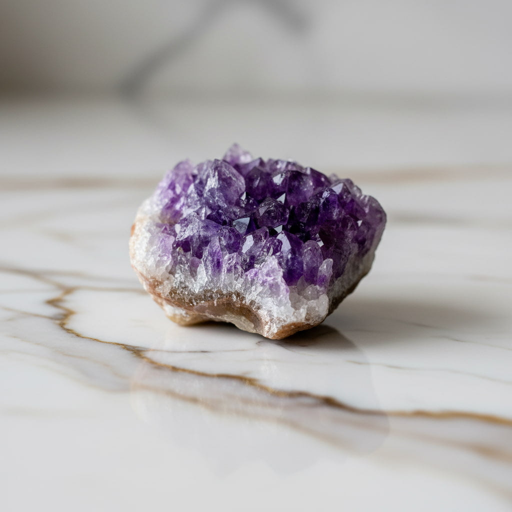 Amethyst Cluster – Funkelndes Unikat CrystalScents