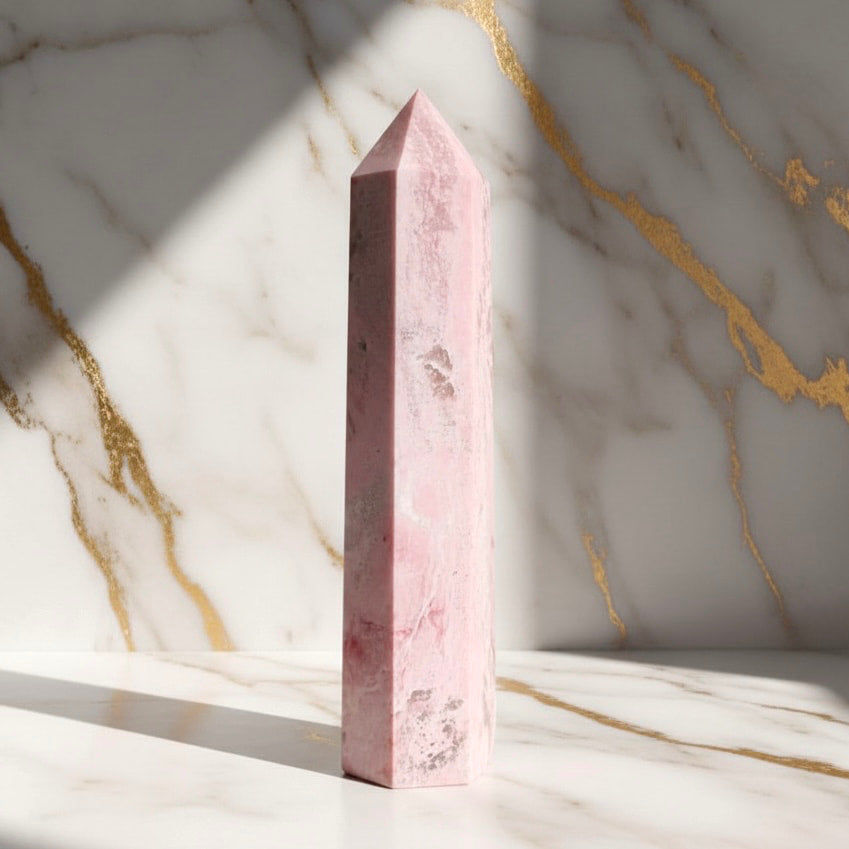 Opalit Obelisk – Energie & Ausgleich CrystalScents