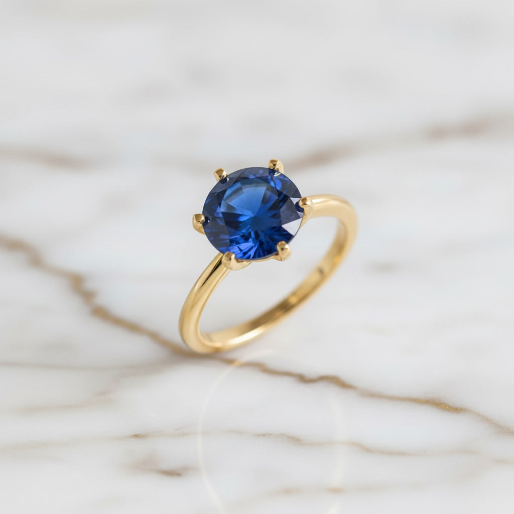 Saphir Ring – Leuchten & Funkeln CrystalScents