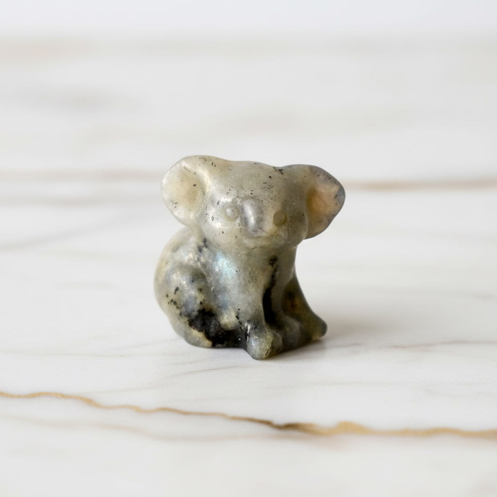 Labradorit Koala - Farbspiel & Freude CrystalScents
