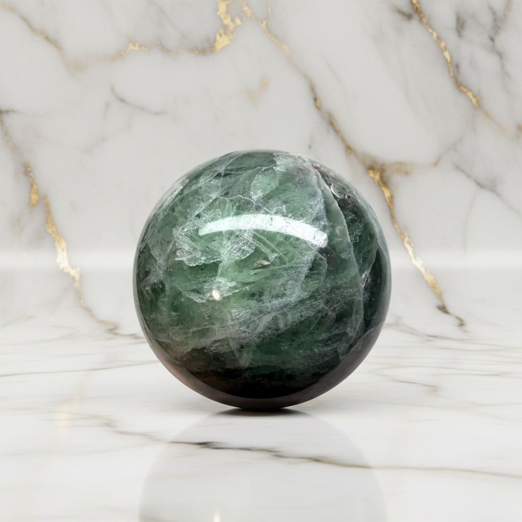 Fluorit Kugel – Freiheit & Einklang CrystalScents