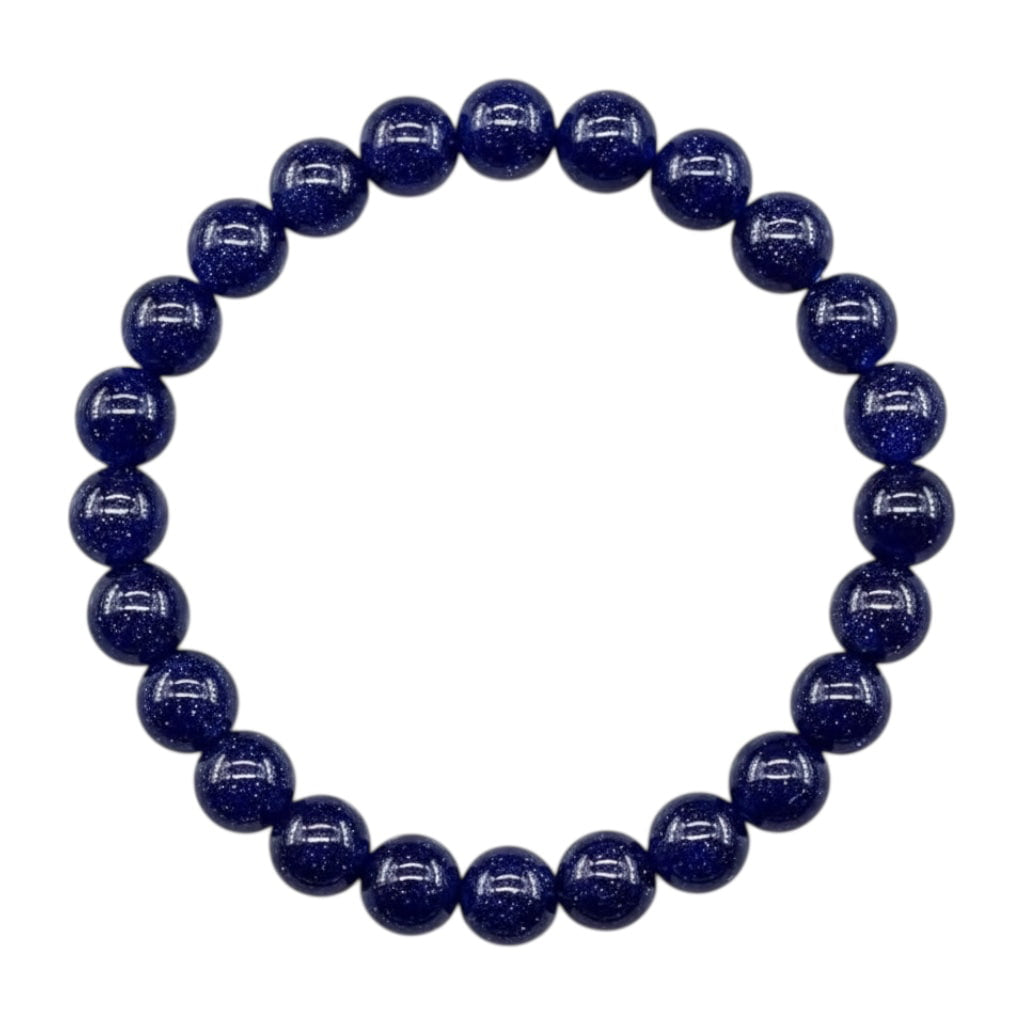Blaufluss Kugelarmband - Glitzernder Nachthimmel CrystalScents