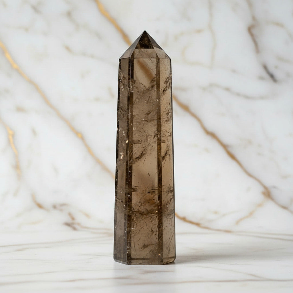 Rauchquarz Obelisk - Mystisch & Dunkel CrystalScents