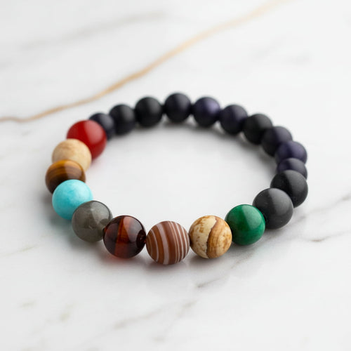 Sonnensystem Kugelarmband - Natur & Astrologie vereint CrystalScents