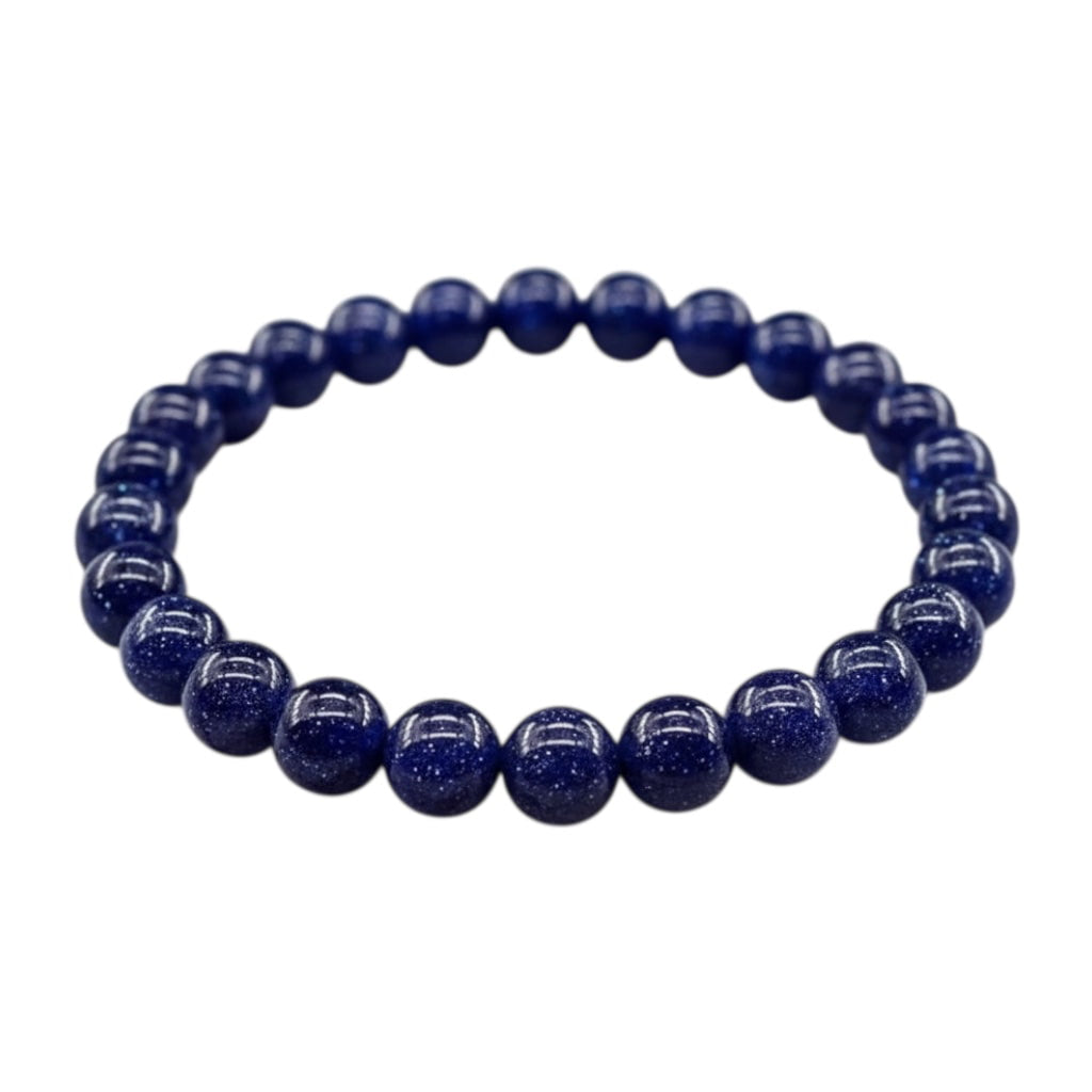 Blaufluss Kugelarmband - Glitzernder Nachthimmel CrystalScents
