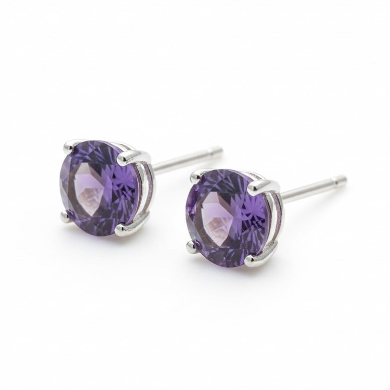 Amethyst Ohrringe - Funkeln & Strahlen CrystalScents