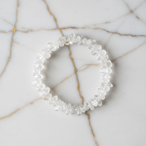 Bergkristall Splitterarmband – Ausgeglichenheit & Gelassenheit CrystalScents