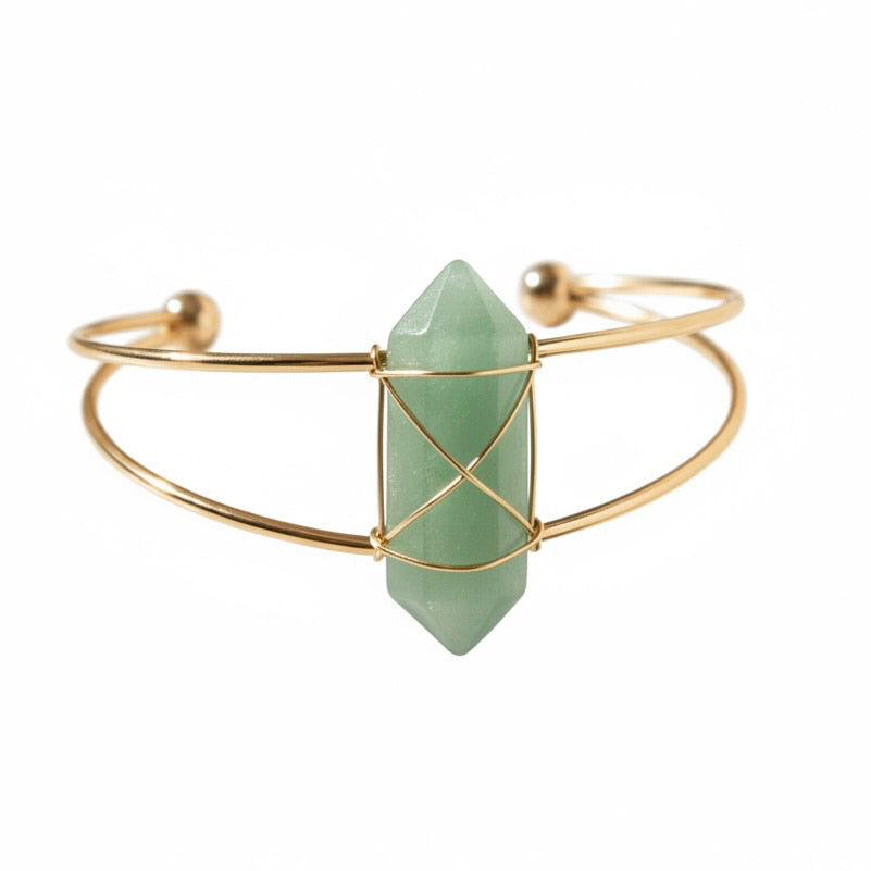 Aventurin Armreif - Eleganz & Kraft CrystalScents