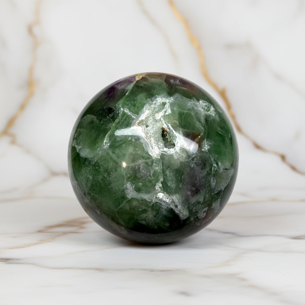 Fluorit Kugel – Farbe & Lebendigkeit CrystalScents