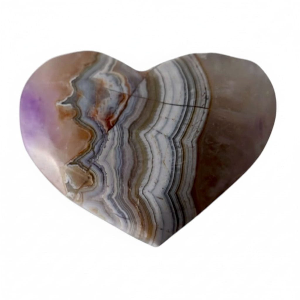 Amethyst Achat Herz – Zarter Glücksbringer CrystalScents