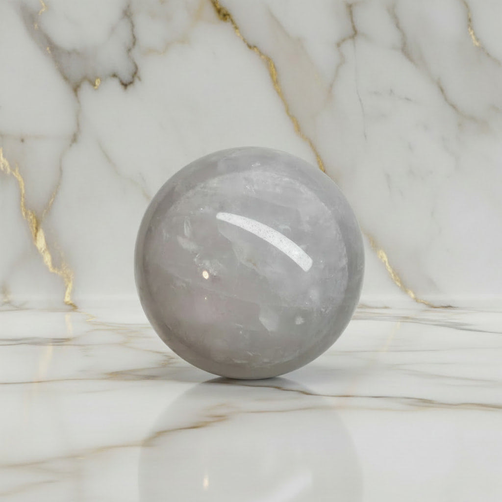 Bergkristall Kugel - Balance & Weisheit CrystalScents