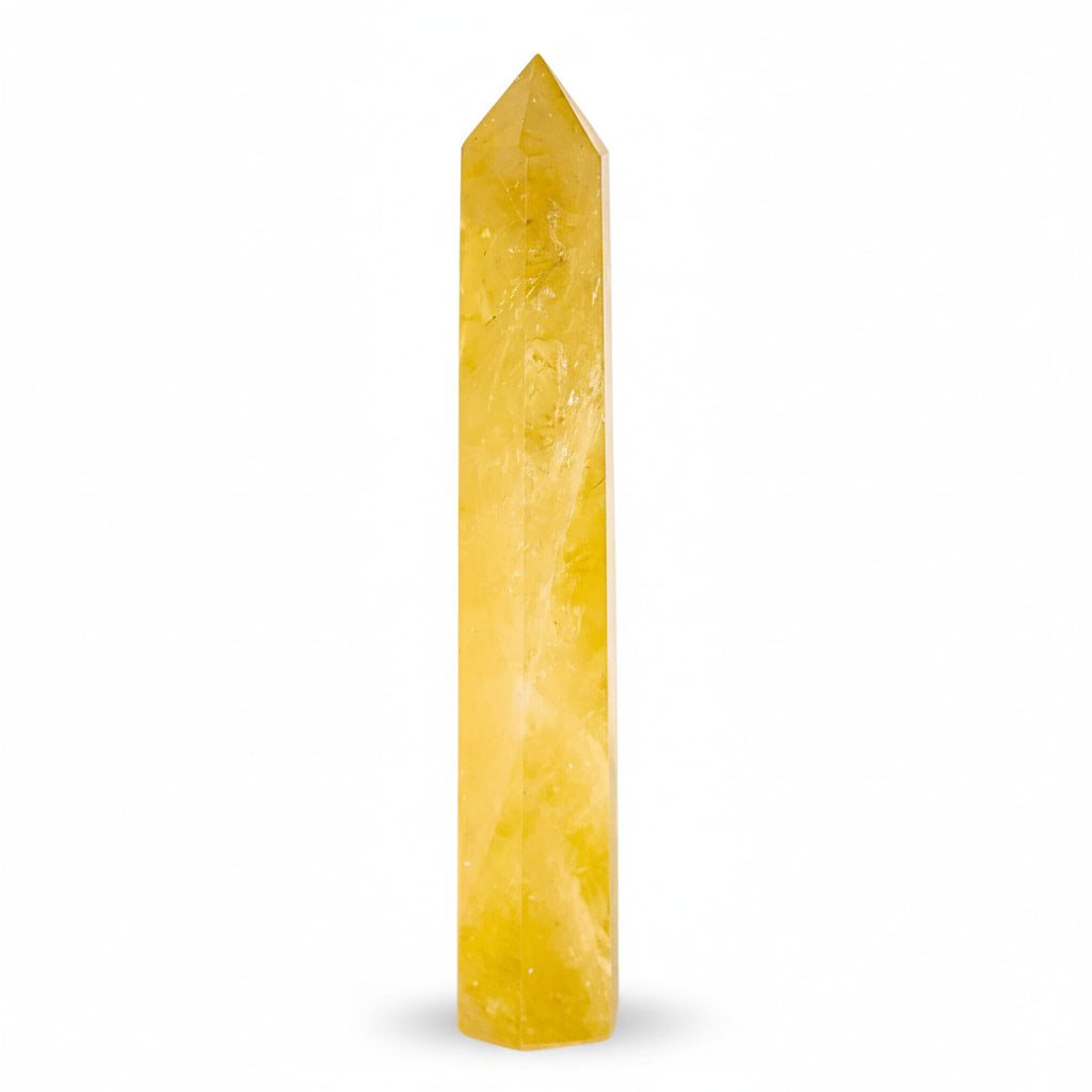 Citrin Obelisk – Dekoratives Highlight & Energie CrystalScents