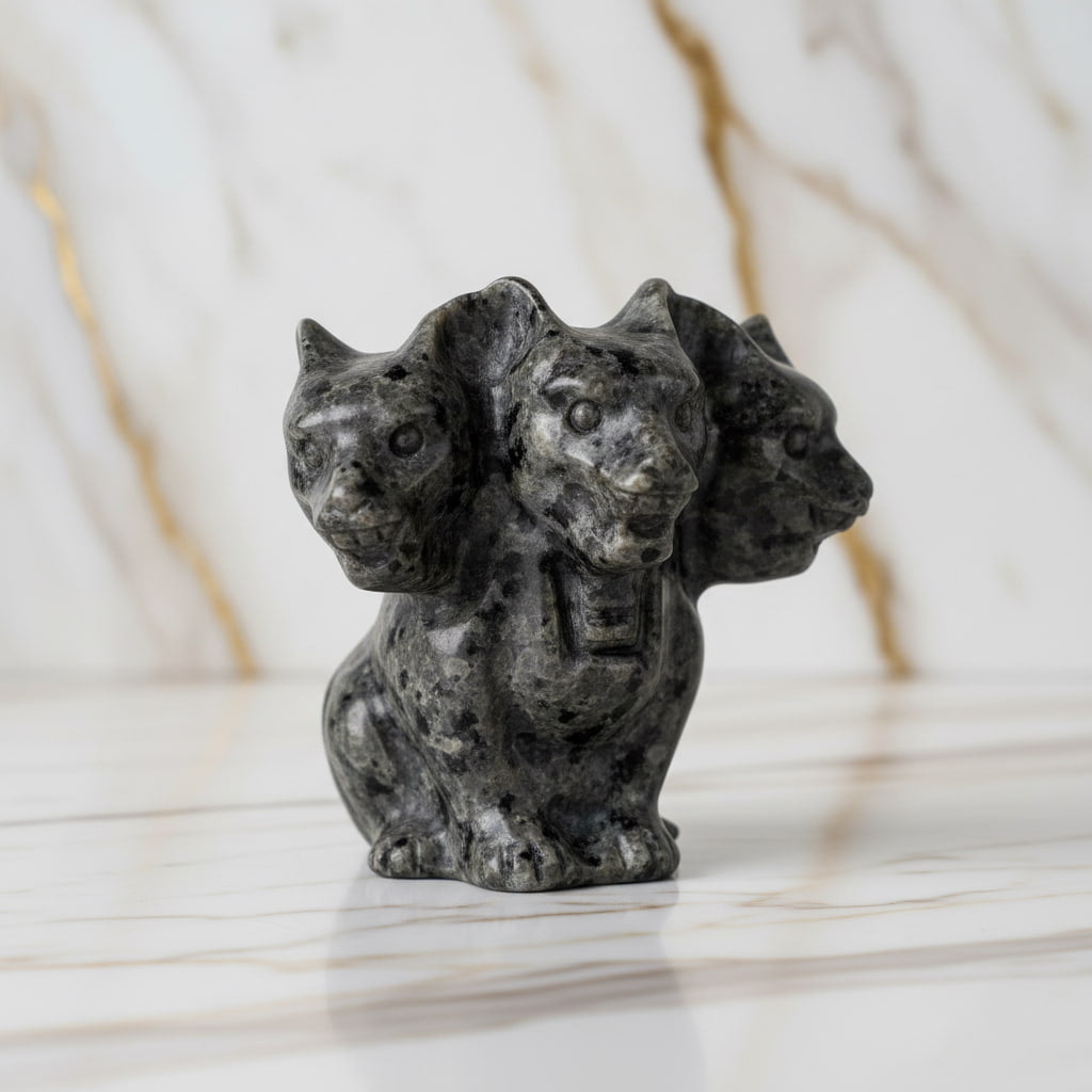 Flammenstein Yooperlite „Zerberus“ – Mystische UV-Reaktivität CrystalScents
