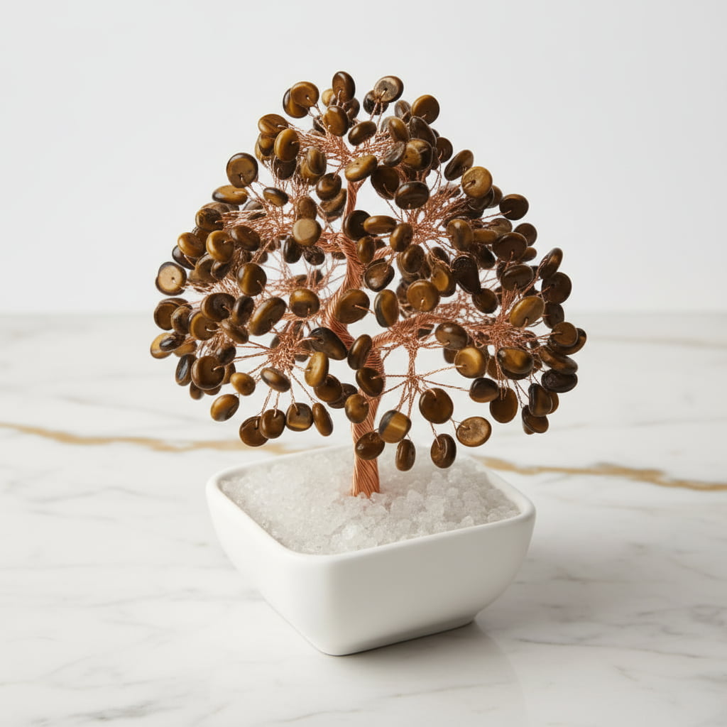 Tigerauge Baum - Erdung & Stärke CrystalScents