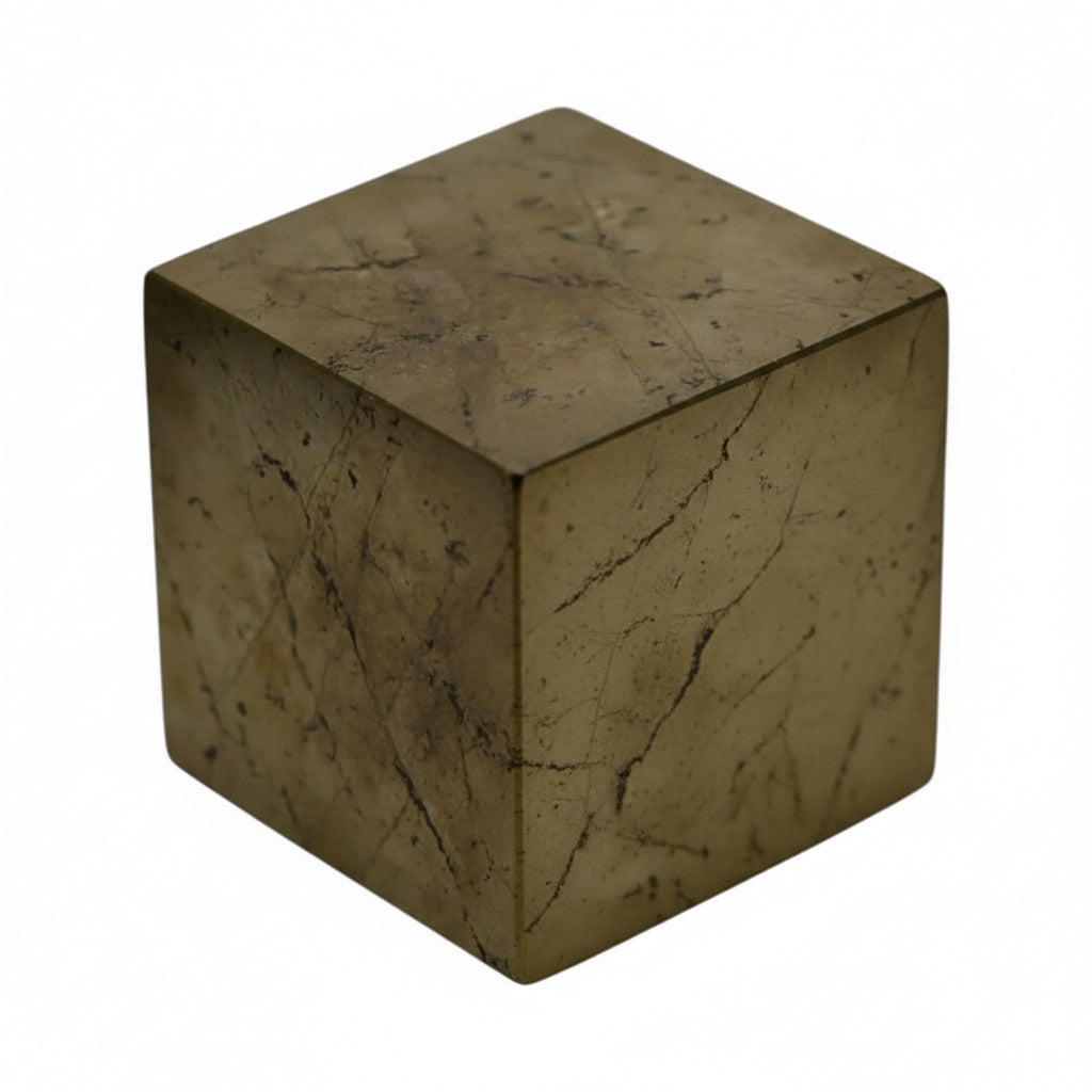 Großer Pyrit Würfel - Kraftvoll & Kubisch CrystalScents