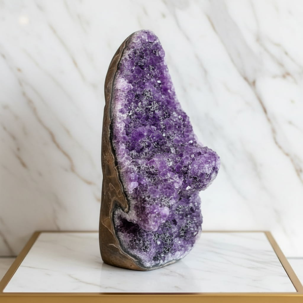 Amethystdruse – Dekoration mit Seele & Harmonie CrystalScents