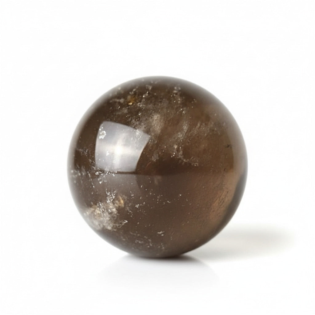Rauchquarz Kugel – Meditation & Fokus CrystalScents
