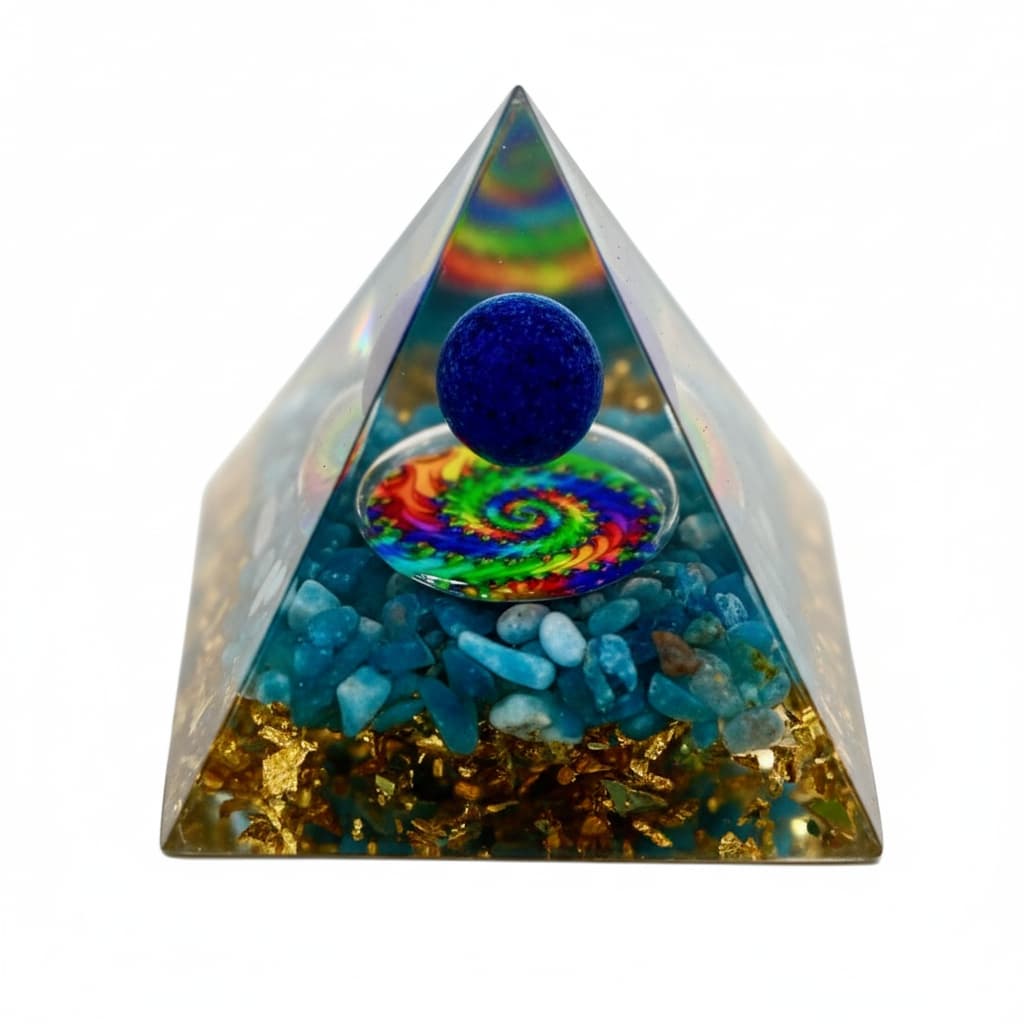 Apatit Orgonit Pyramide – Balance & Geist CrystalScents