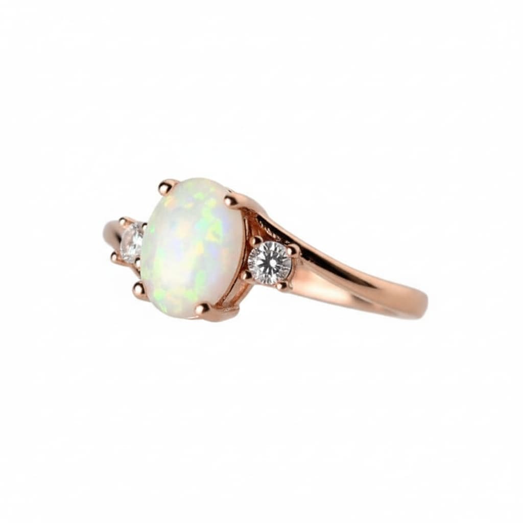 Opal Ring - Roségold & Filigran CrystalScents