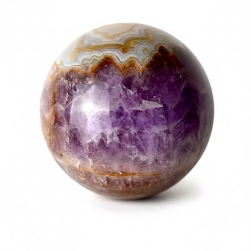 Amethyst Achat Kugel – Eleganter Wohn- & Meditationsbegleiter CrystalScents