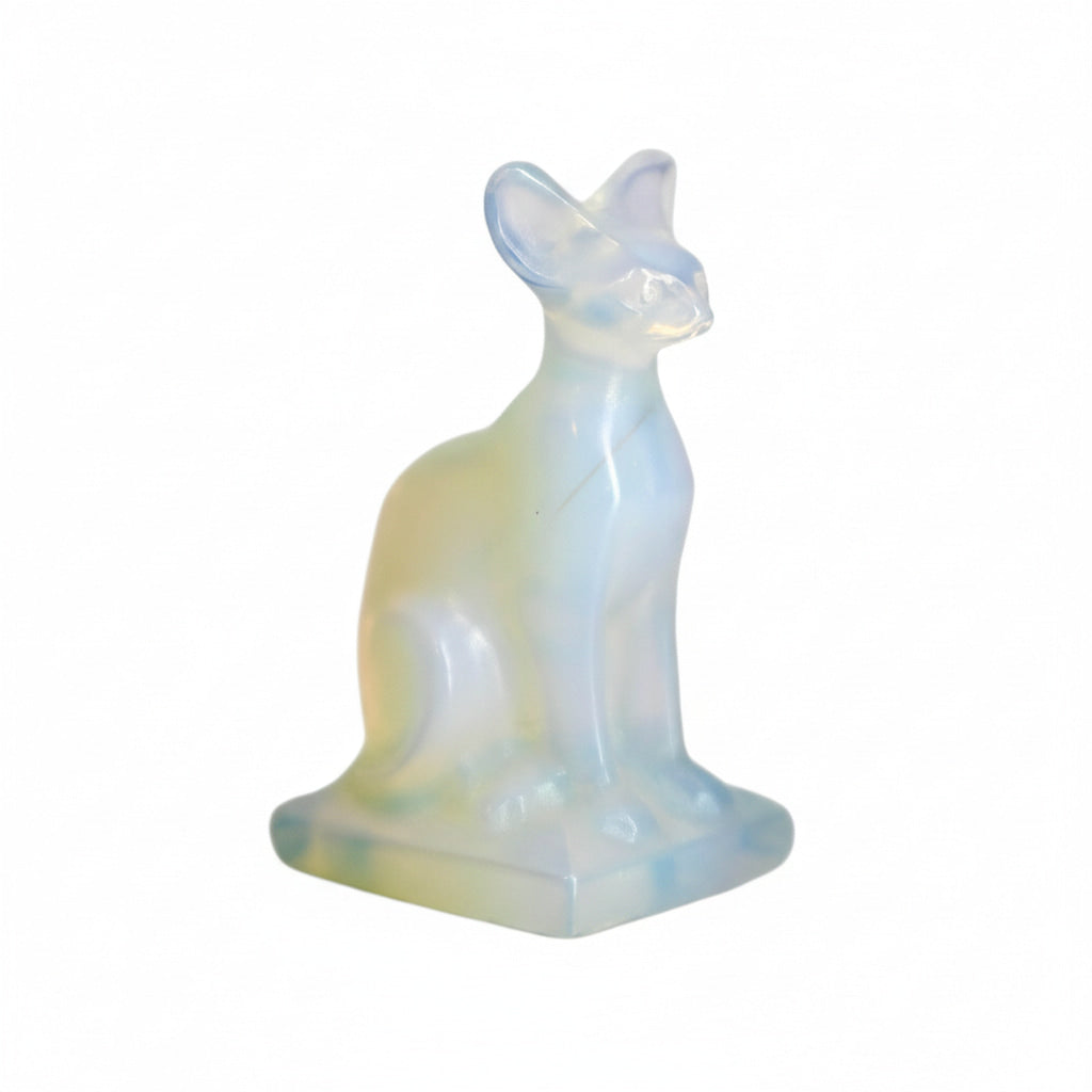 Opalit Katzenfigur - Schimmer & Schönheit CrystalScents