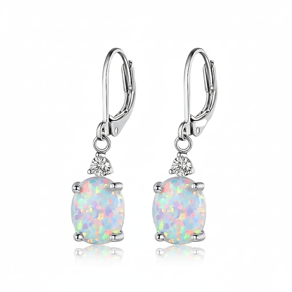 Opal Ohrringe Silber – Magie & Ausstrahlung CrystalScents