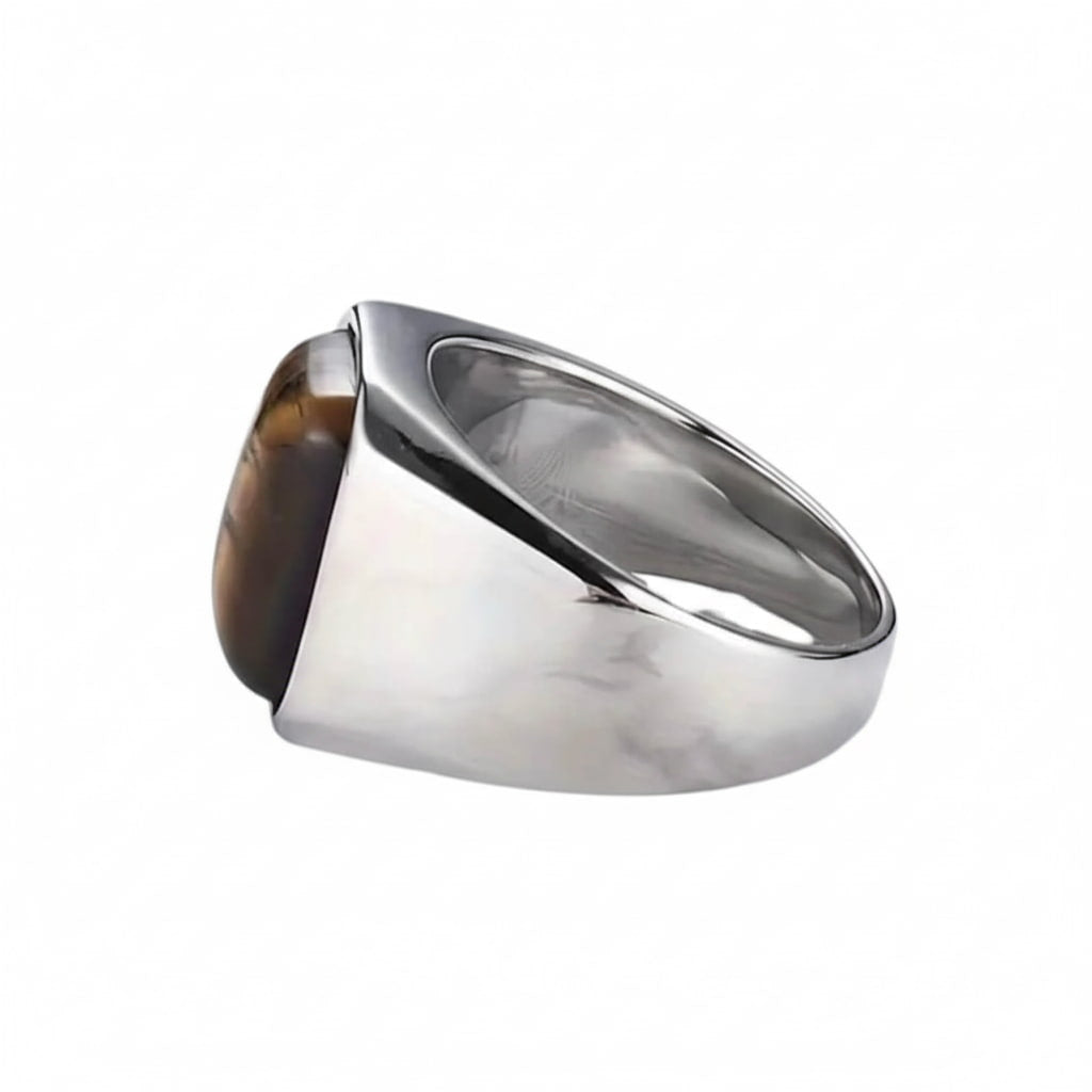 Tigerauge Ring - Modern & Kraftvoll CrystalScents