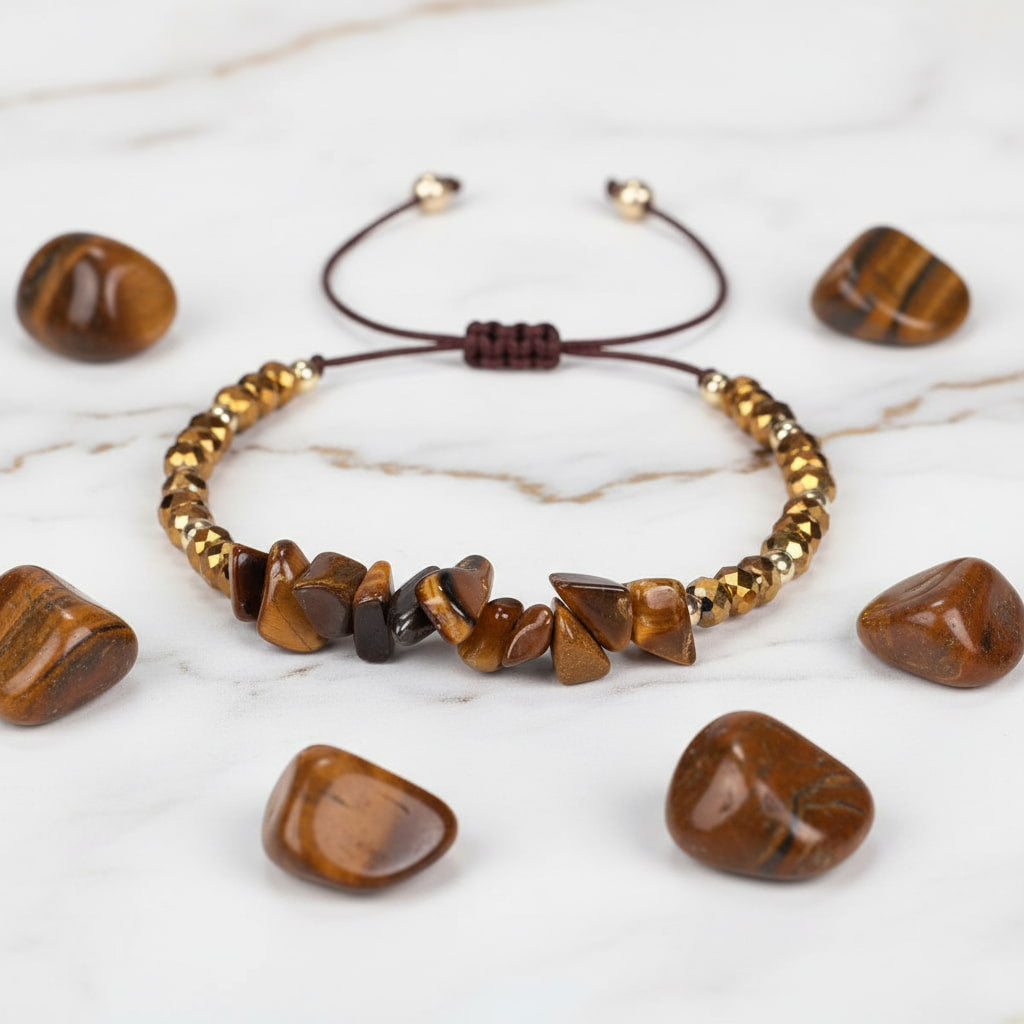 Tigerauge Schutzarmband – Vertrauen & Stärke CrystalScents