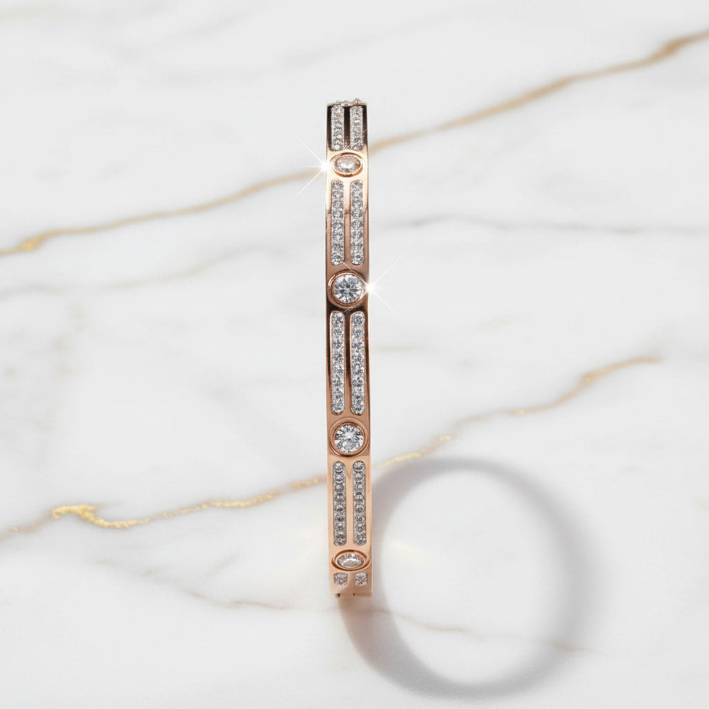Armband - Roségold mit funkelnden Highlights CrystalScents