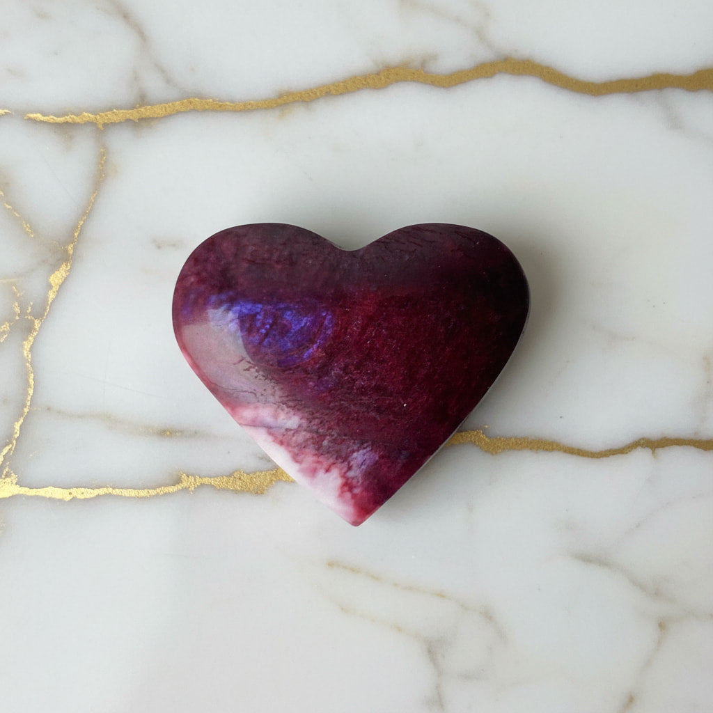 Rotes Mondstein Herz – Liebe & Wohlbefinden CrystalScents