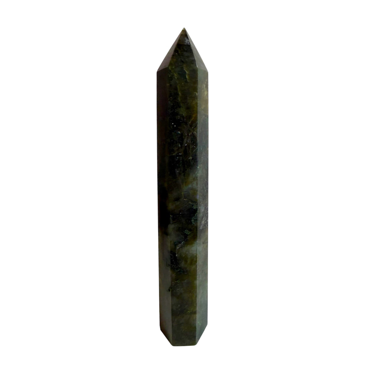 Labradorit Obelisk – Licht & Leidenschaft CrystalScents