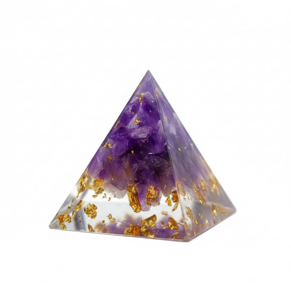 Amethyst Orgonit Pyramide – Balance & Ausstrahlung CrystalScents