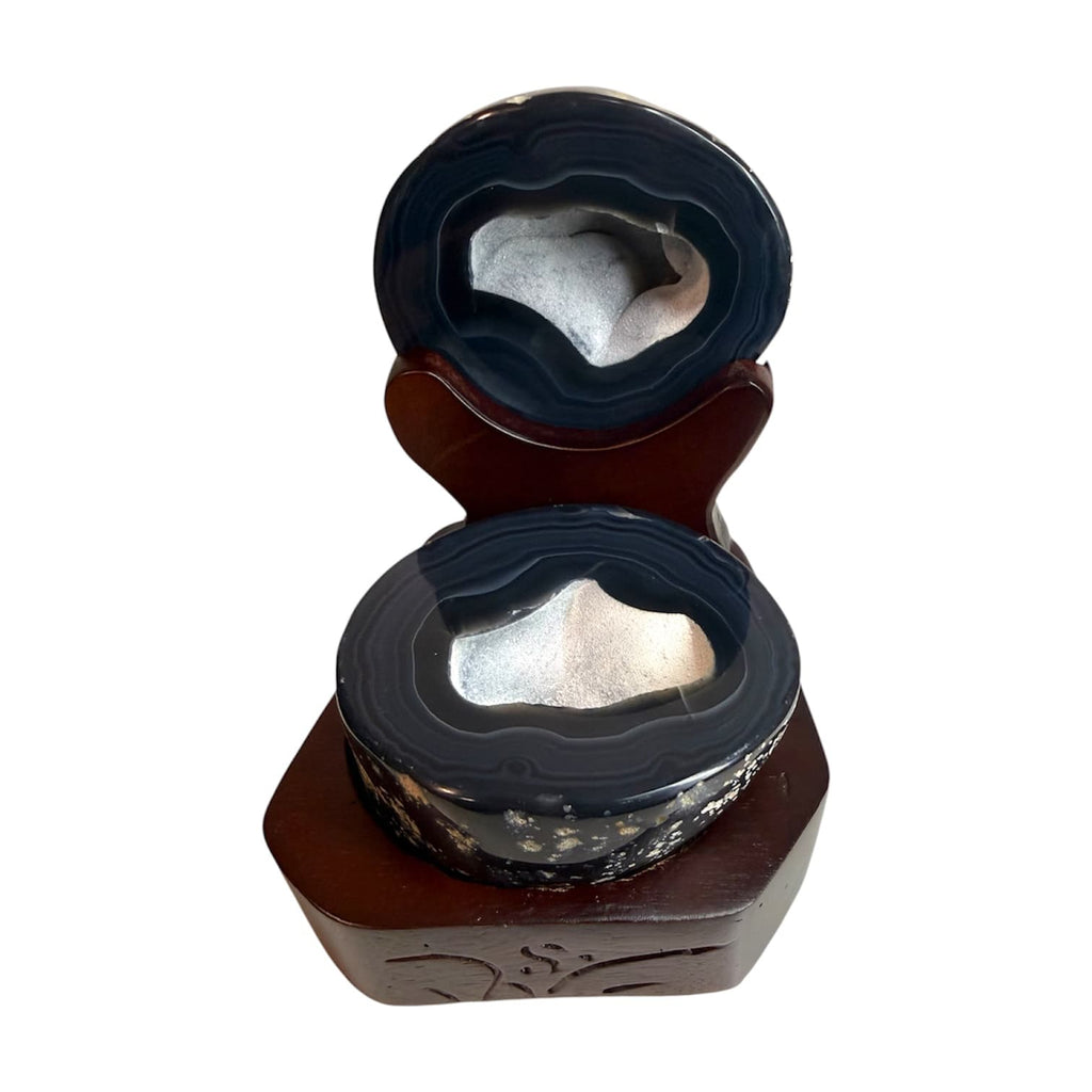 Achat Truhe - Schwarze Schönheit CrystalScents