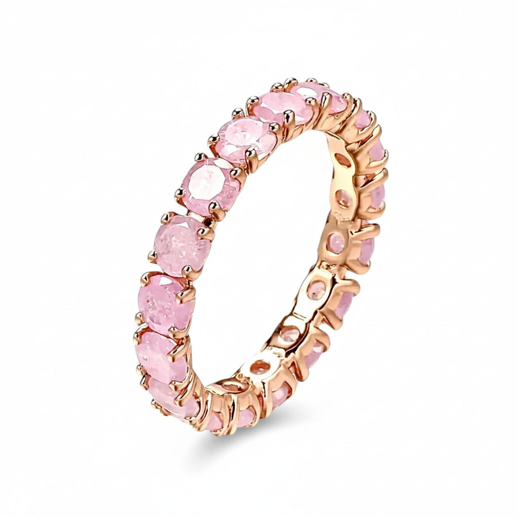 Ring Rosa – Elegantes Schmuckstück mit funkelndem Highlight CrystalScents