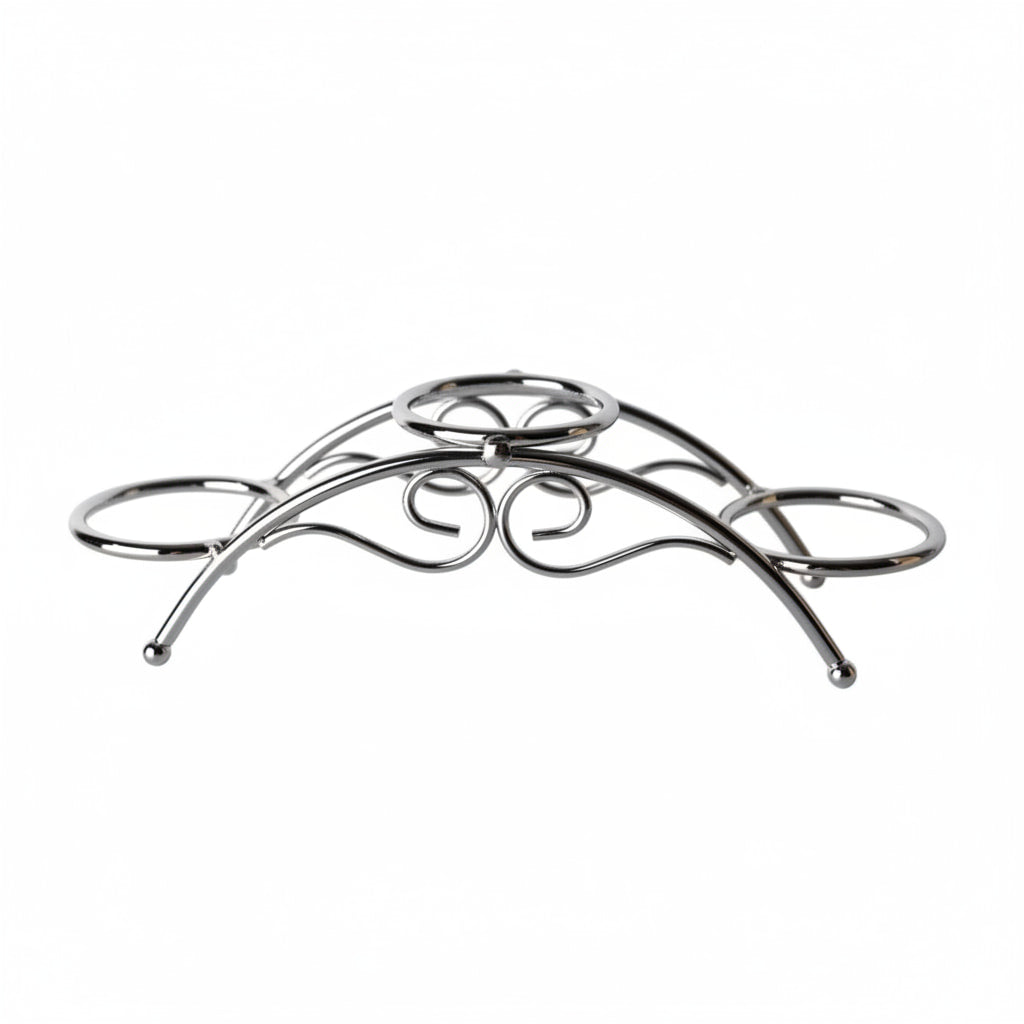 Kugelhalter Silber – Stilvoller Halter für 3 Kristallkugeln CrystalScents
