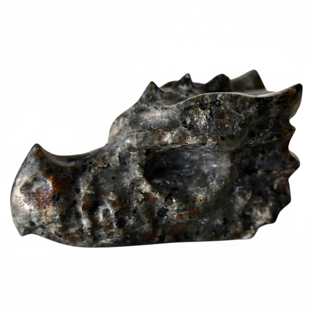 Flammenstein Yooperlite Drachenkopf – UV-reaktive Farbwirkung CrystalScents