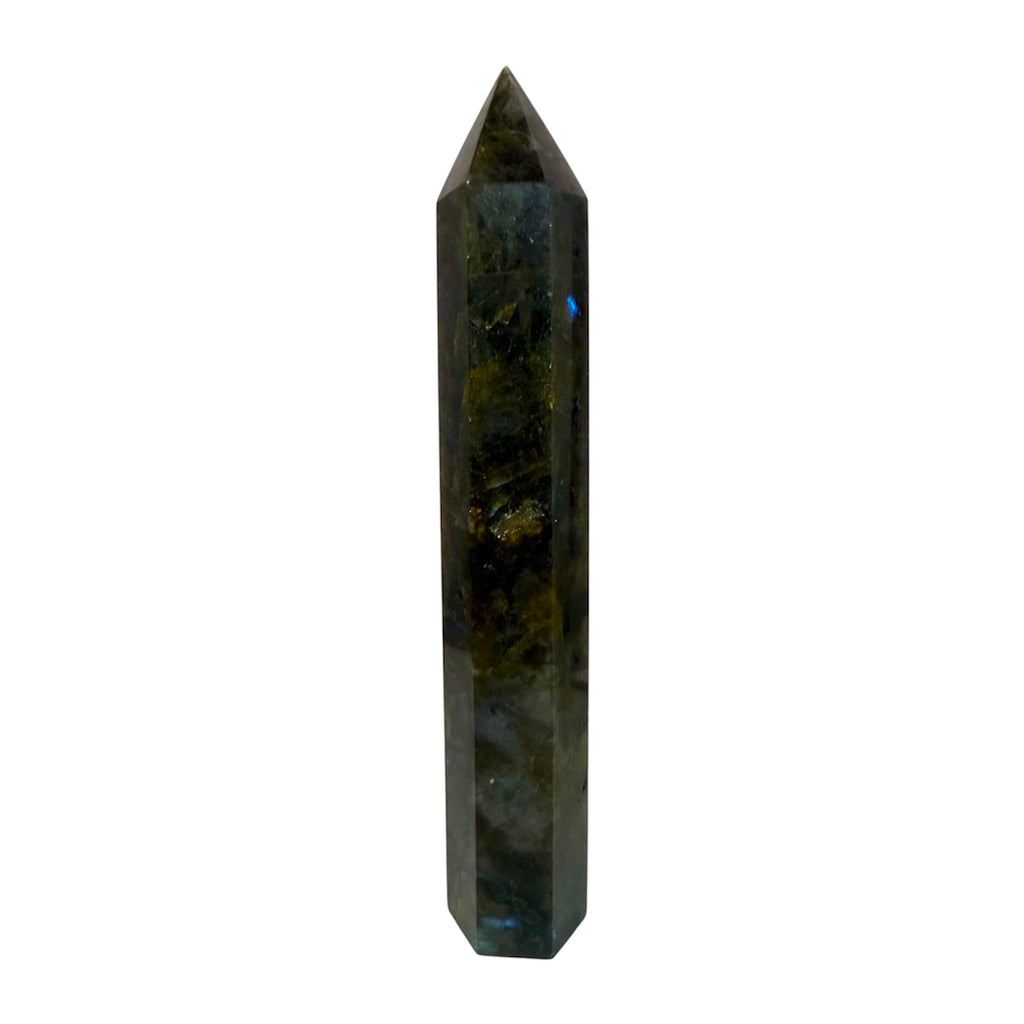 Labradorit Obelisk – Licht & Leidenschaft CrystalScents