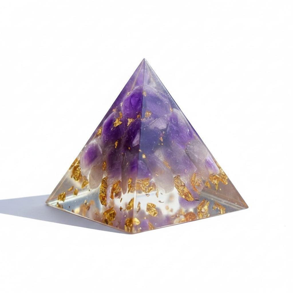 Amethyst Orgonit Pyramide – Balance & Ausstrahlung CrystalScents